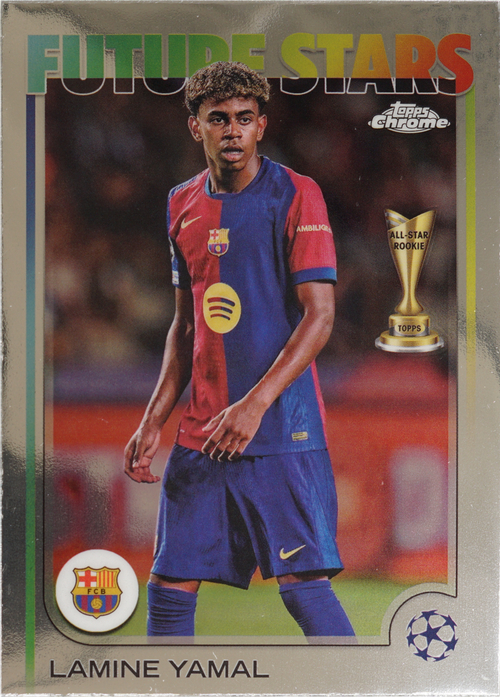 Lamine Yamal trading card