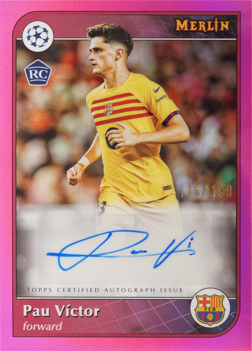 Pau Víctor trading card