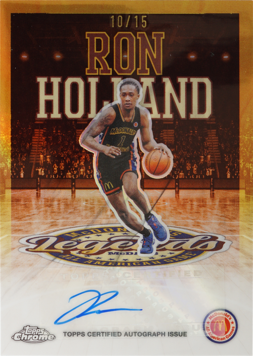 Ronald Holland II trading card