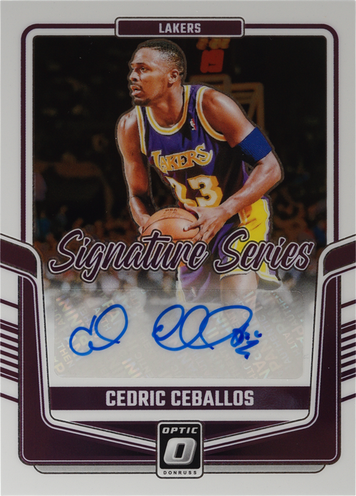 Cedric Ceballos trading card