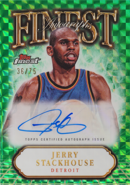 Jerry Stackhouse trading card