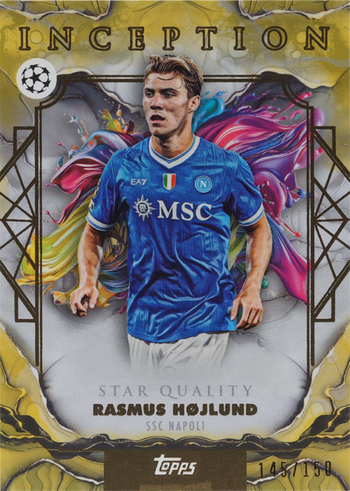 Rasmus Højlund trading card