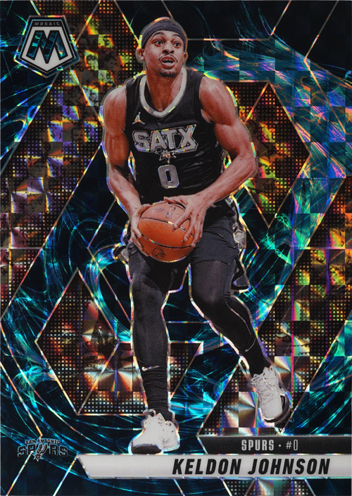 Keldon Johnson trading card