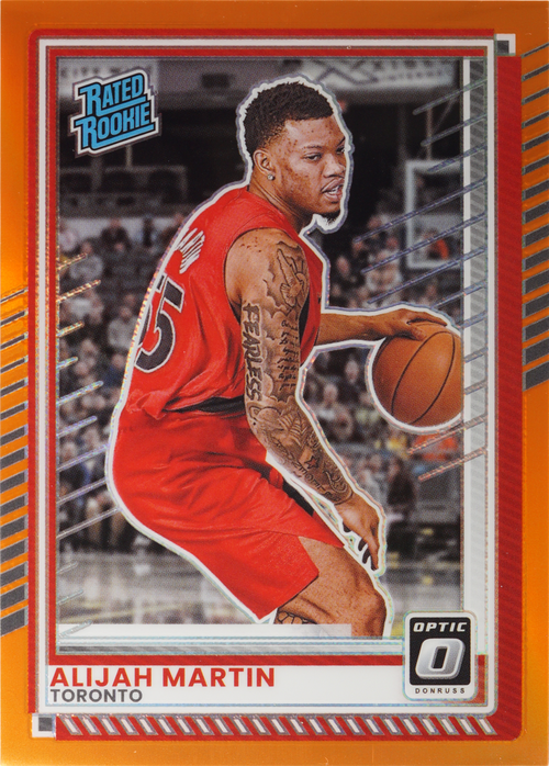Alijah Martin trading card
