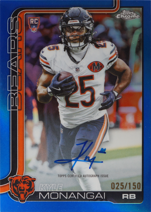 Kyle Monangai trading card