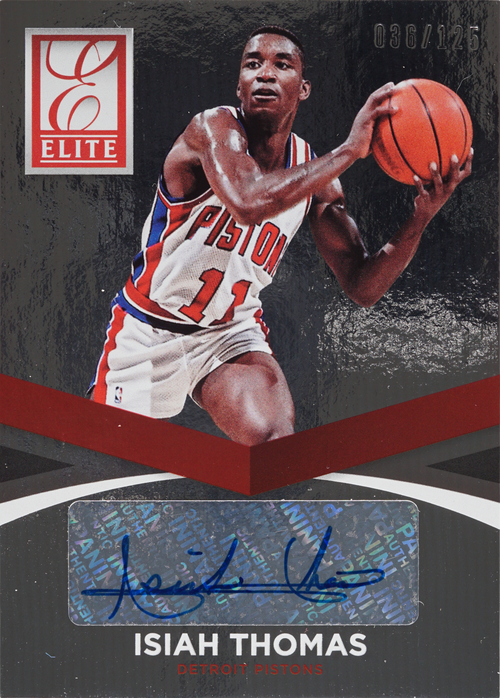 Isiah Thomas trading card