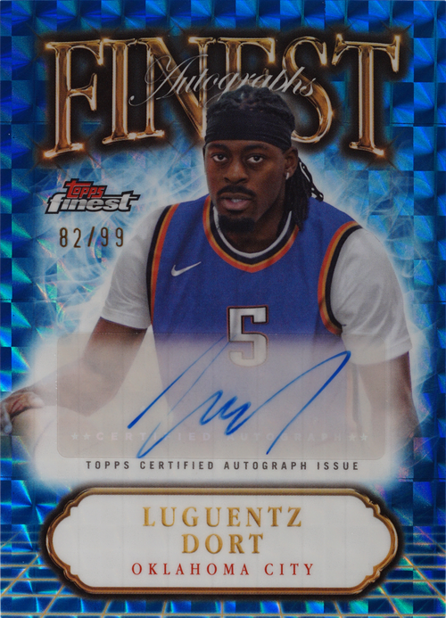 Luguentz Dort trading card