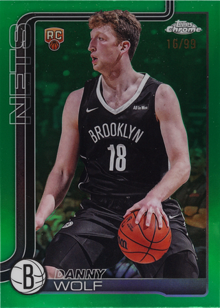 Danny Wolf trading card