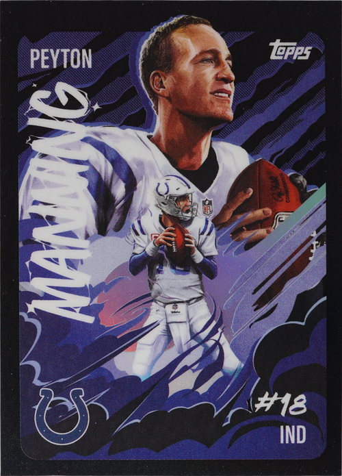 Peyton Manning trading card