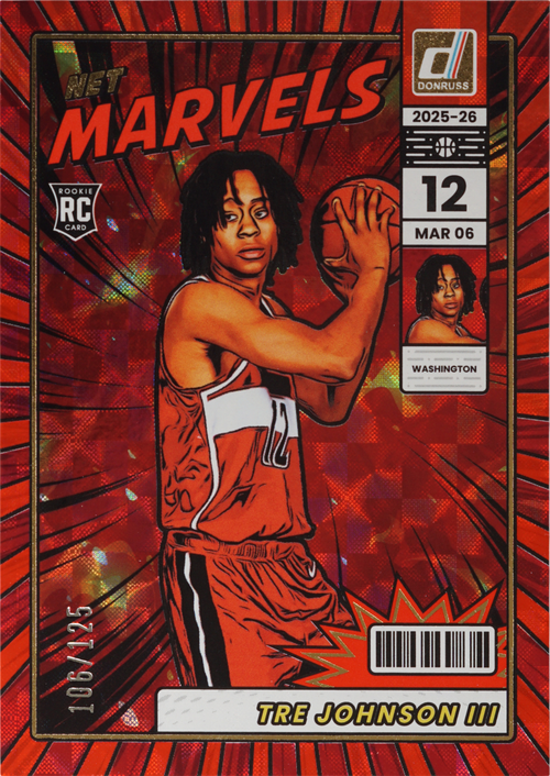Tre Johnson III trading card