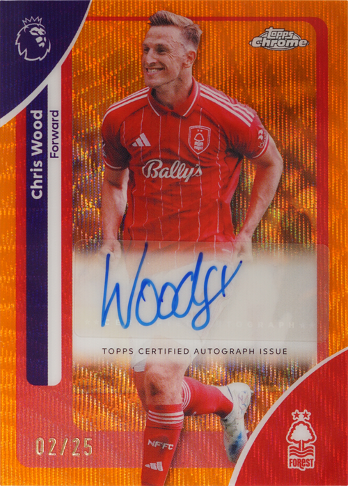 Chris Wood trading card