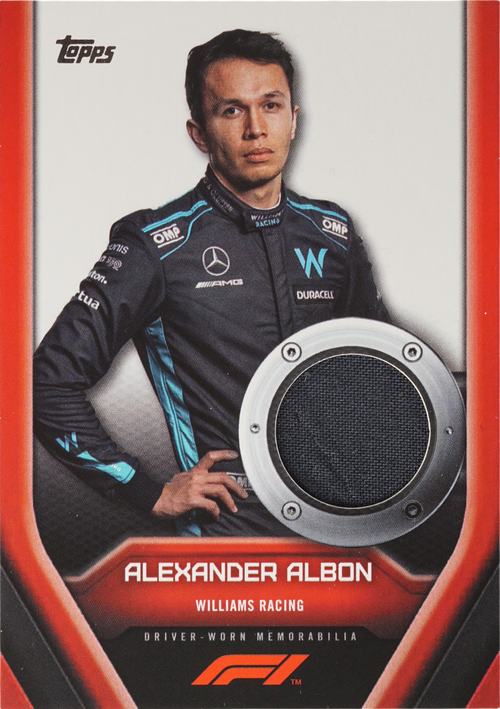 Alexander Albon trading card