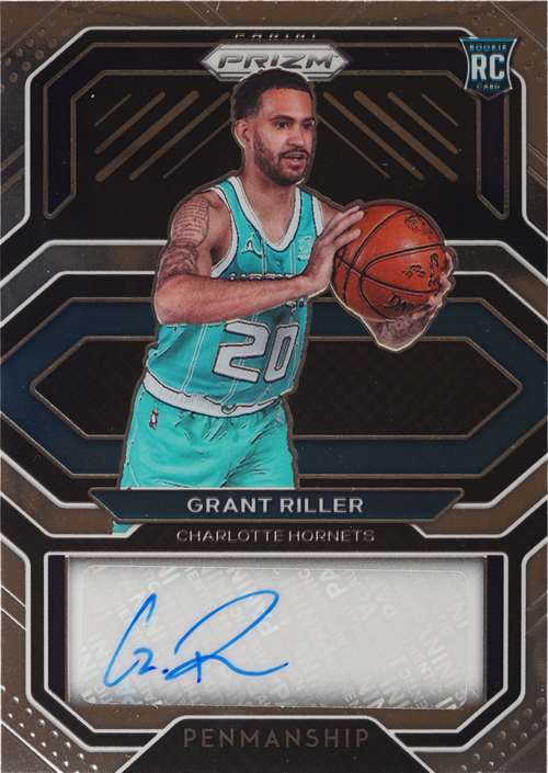 Grant Riller trading card