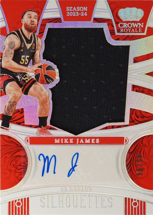 Mike James trading card