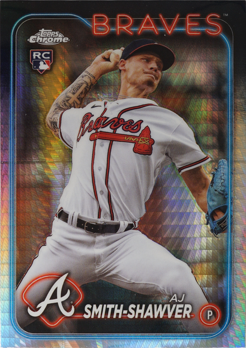 AJ Smith-Shawver trading card
