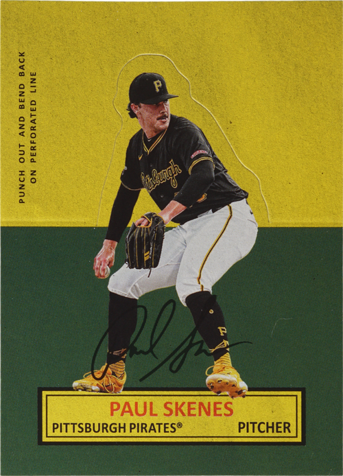 Paul Skenes trading card