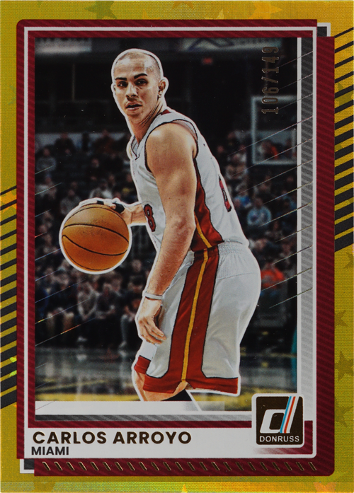 Carlos Arroyo trading card