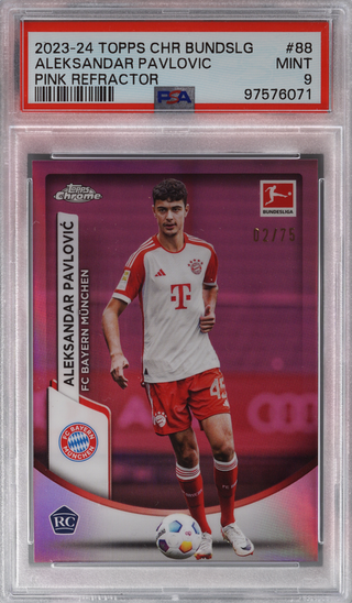 Aleksandar Pavlović trading card