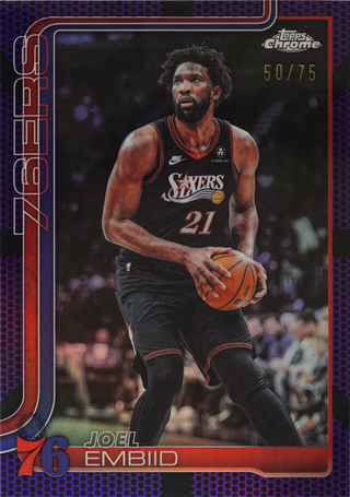 Joel Embiid trading card
