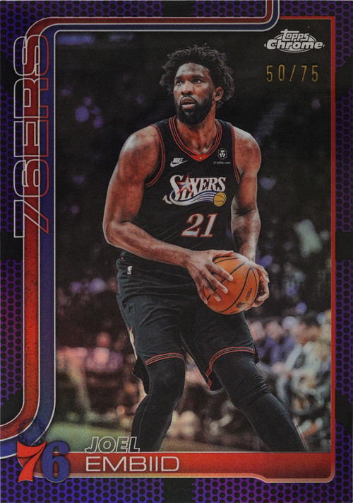 Joel Embiid trading card