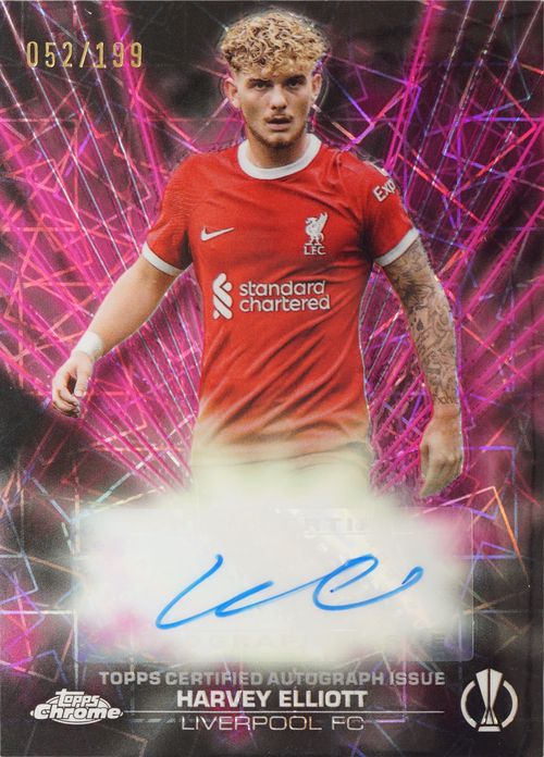 Harvey Elliott trading card
