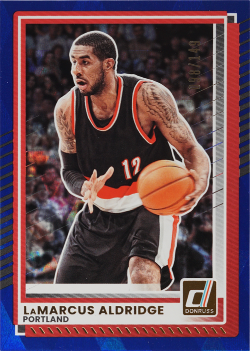 LaMarcus Aldridge trading card