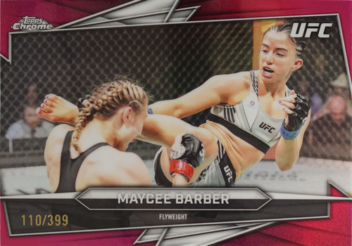 Maycee Barber trading card