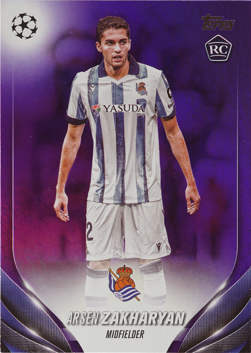 Arsen Zakharyan trading card