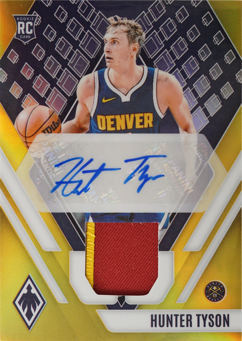 Hunter Tyson trading card