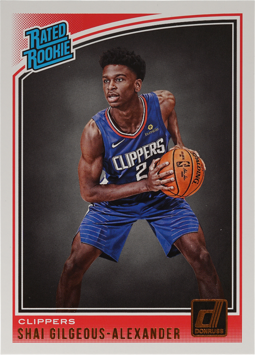 Shai Gilgeous-Alexander trading card