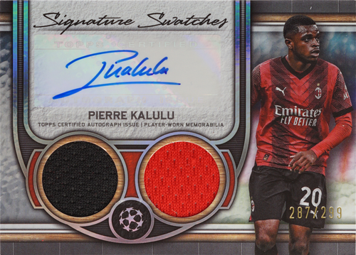 Pierre Kalulu trading card