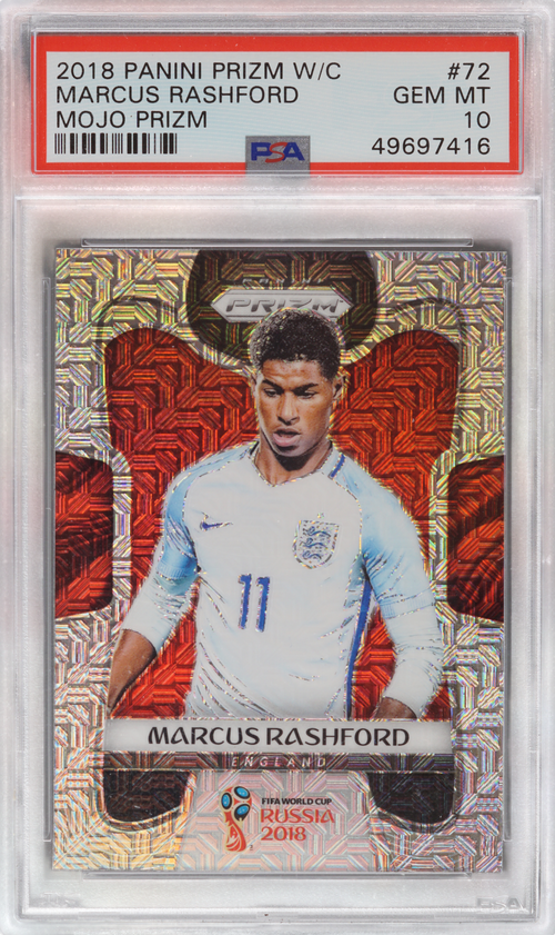Marcus Rashford trading card