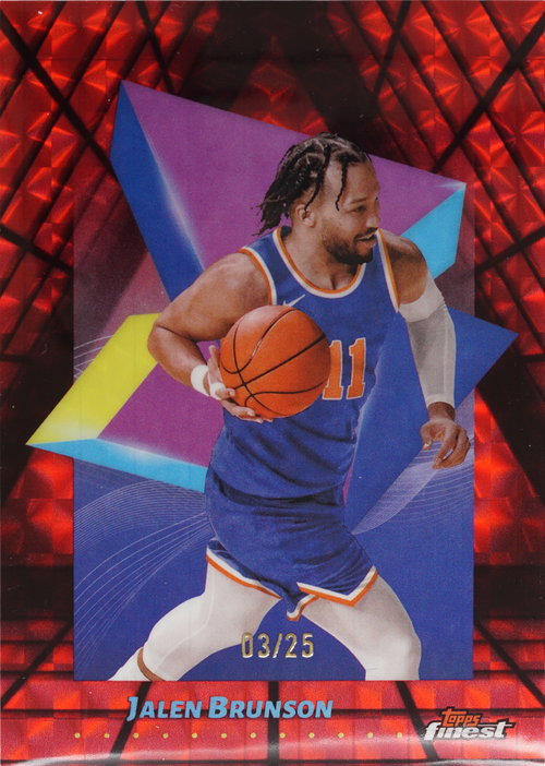 Jalen Brunson trading card