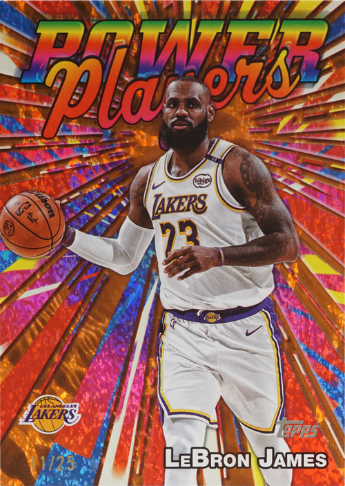 LeBron James trading card