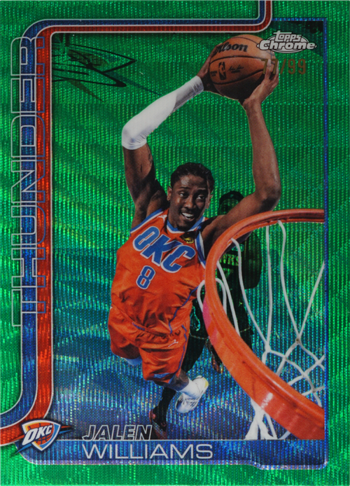 Jalen Williams trading card