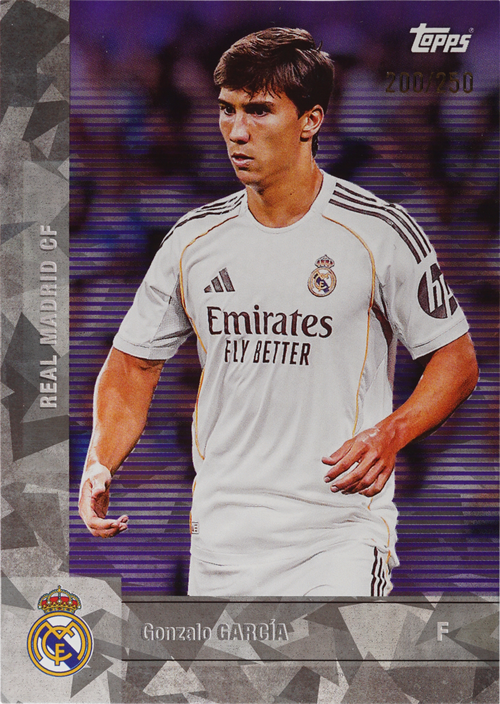 Gonzalo García trading card