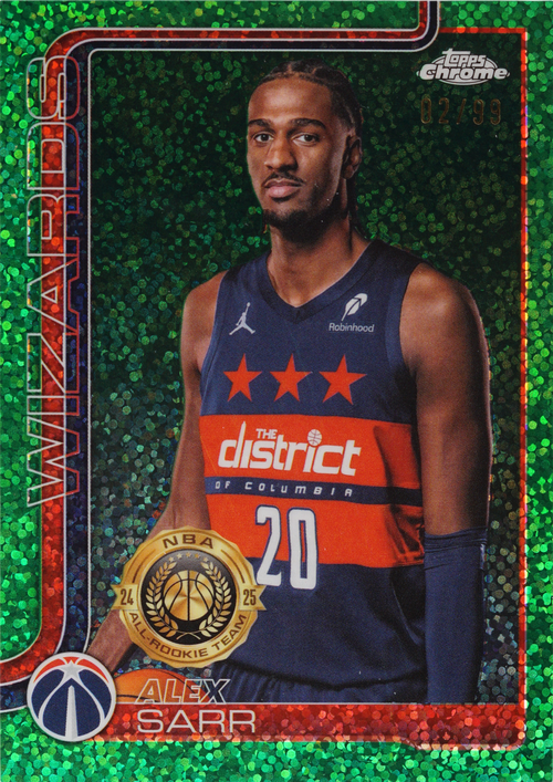 Alex Sarr trading card