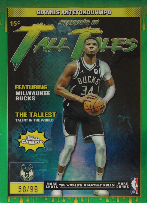 Giannis Antetokounmpo trading card