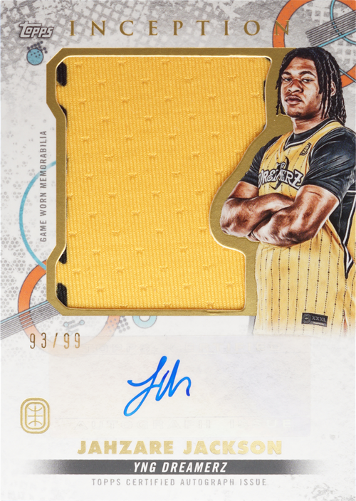 Jahzare Jackson trading card