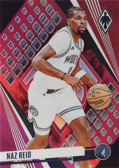 Naz Reid trading card