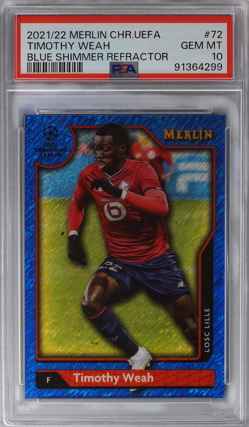 Timothy Weah trading card