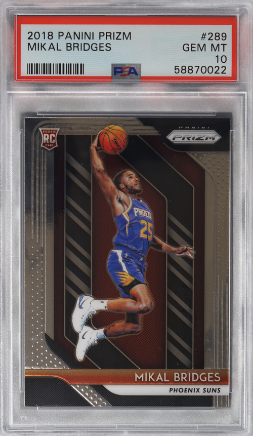 Mikal Bridges trading card