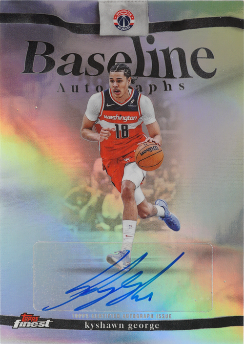 Kyshawn George trading card