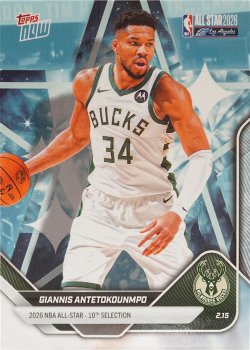 Giannis Antetokounmpo trading card