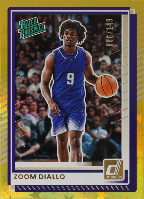 Zoom Diallo trading card