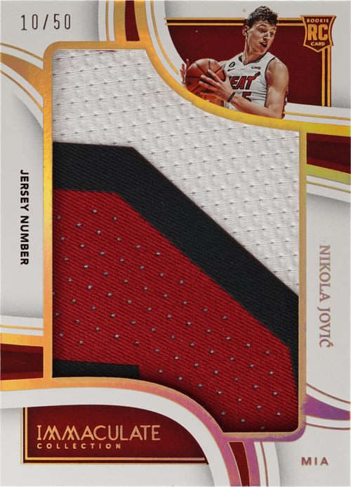 Nikola Jovic trading card