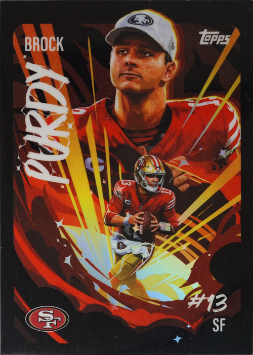 Brock Purdy trading card