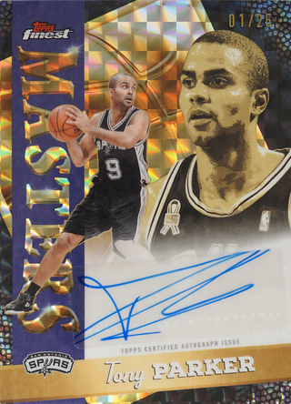 Tony Parker trading card