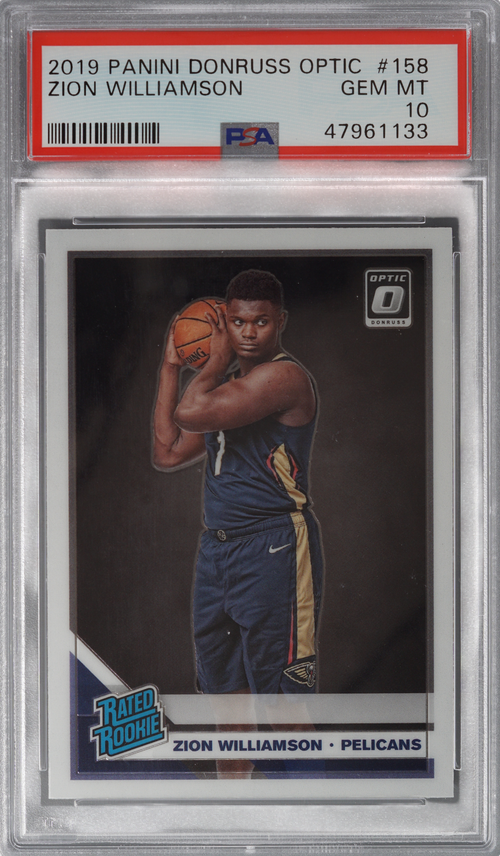 Zion Williamson trading card