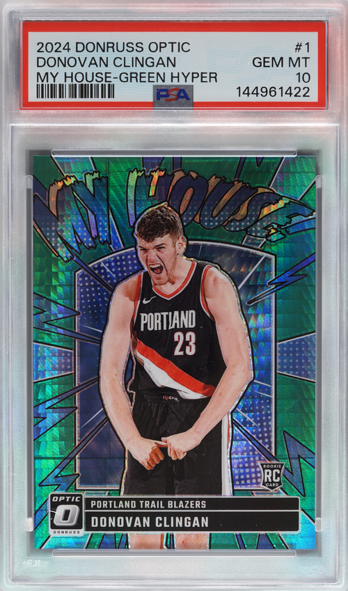 Donovan Clingan trading card
